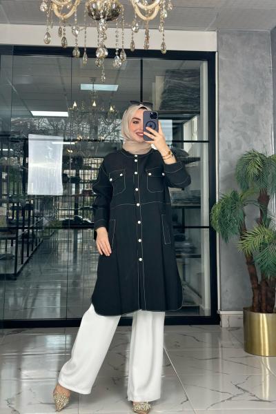 Özlem Tunik-Siyah Siyah