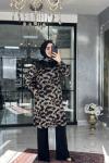 Sayra Tunik Leopar Kahve  Leopar